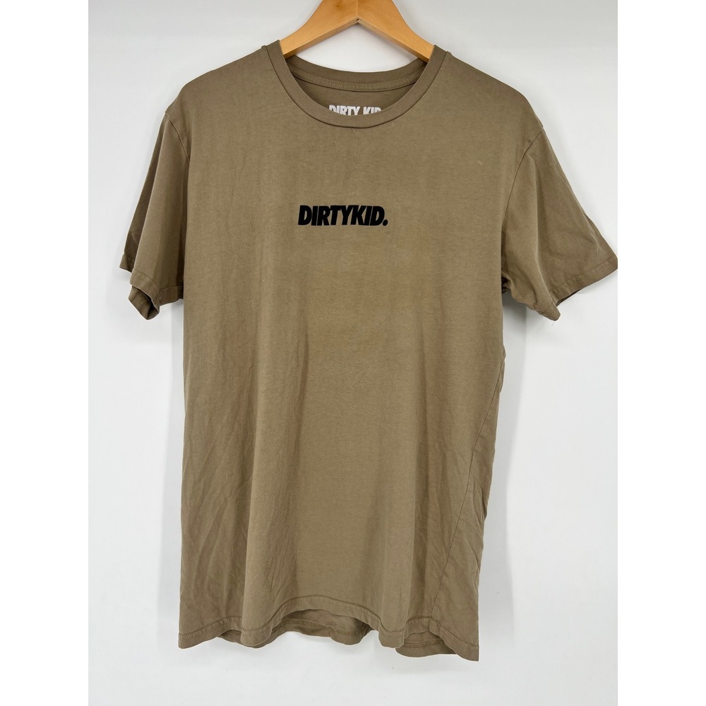 Dirty Kid Mens Graphic Tee Brown I Do Not Understand The Course Of Fire Large
